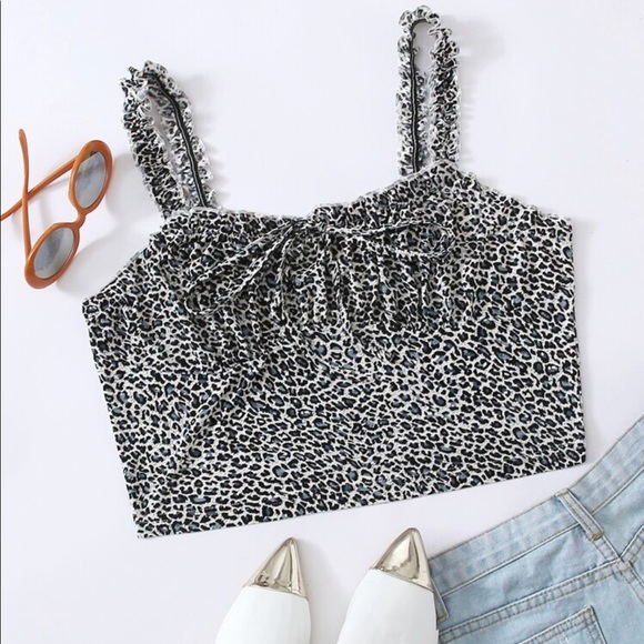 SHEIN Tops Cheetah Print Tank Top Poshmark